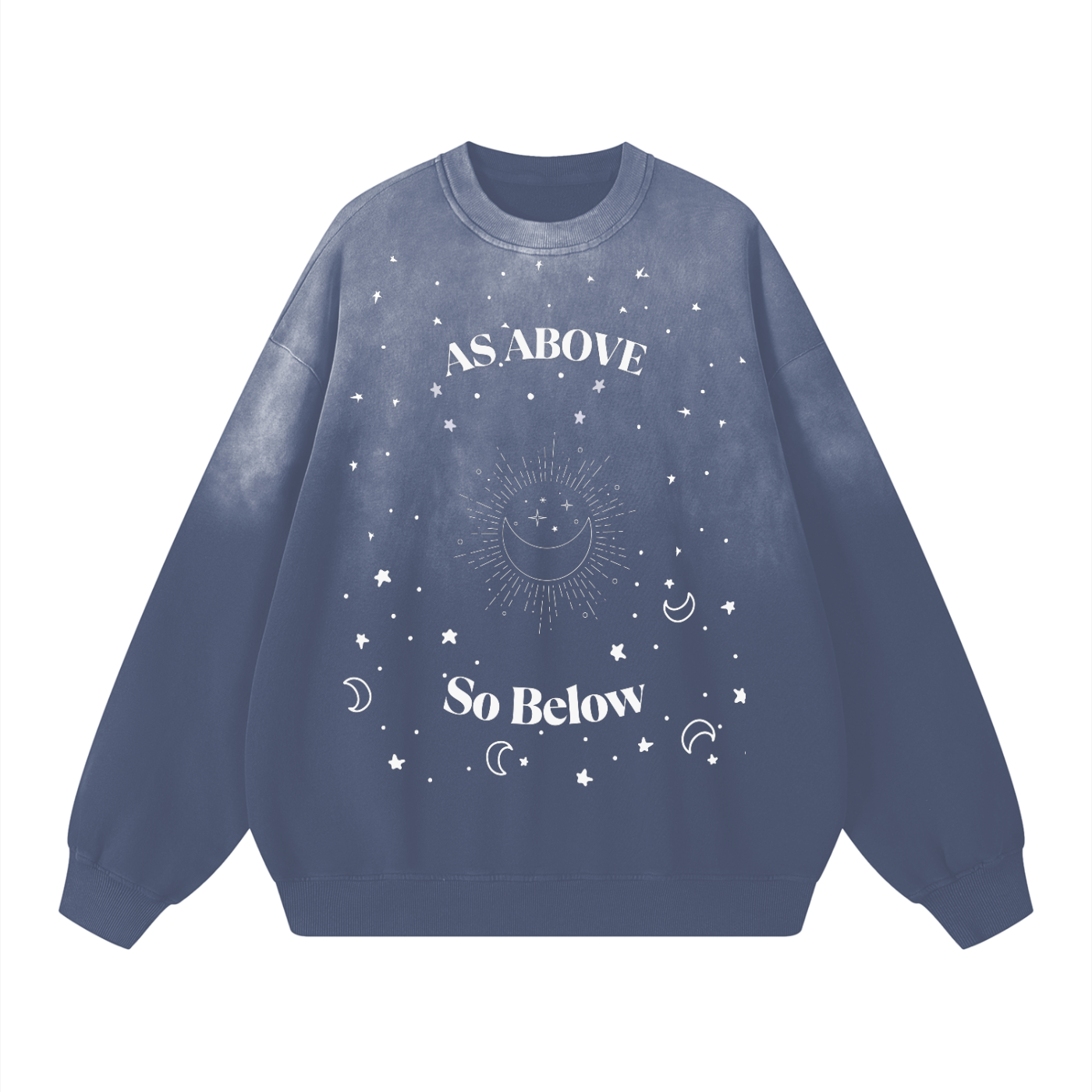 As Above So Below- Drop-Shoulder Sweatshirt