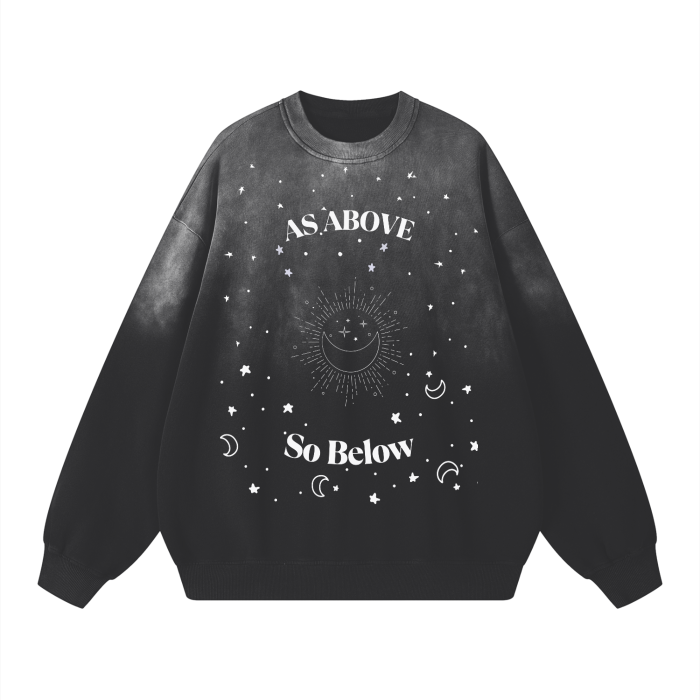 As Above So Below- Drop-Shoulder Sweatshirt
