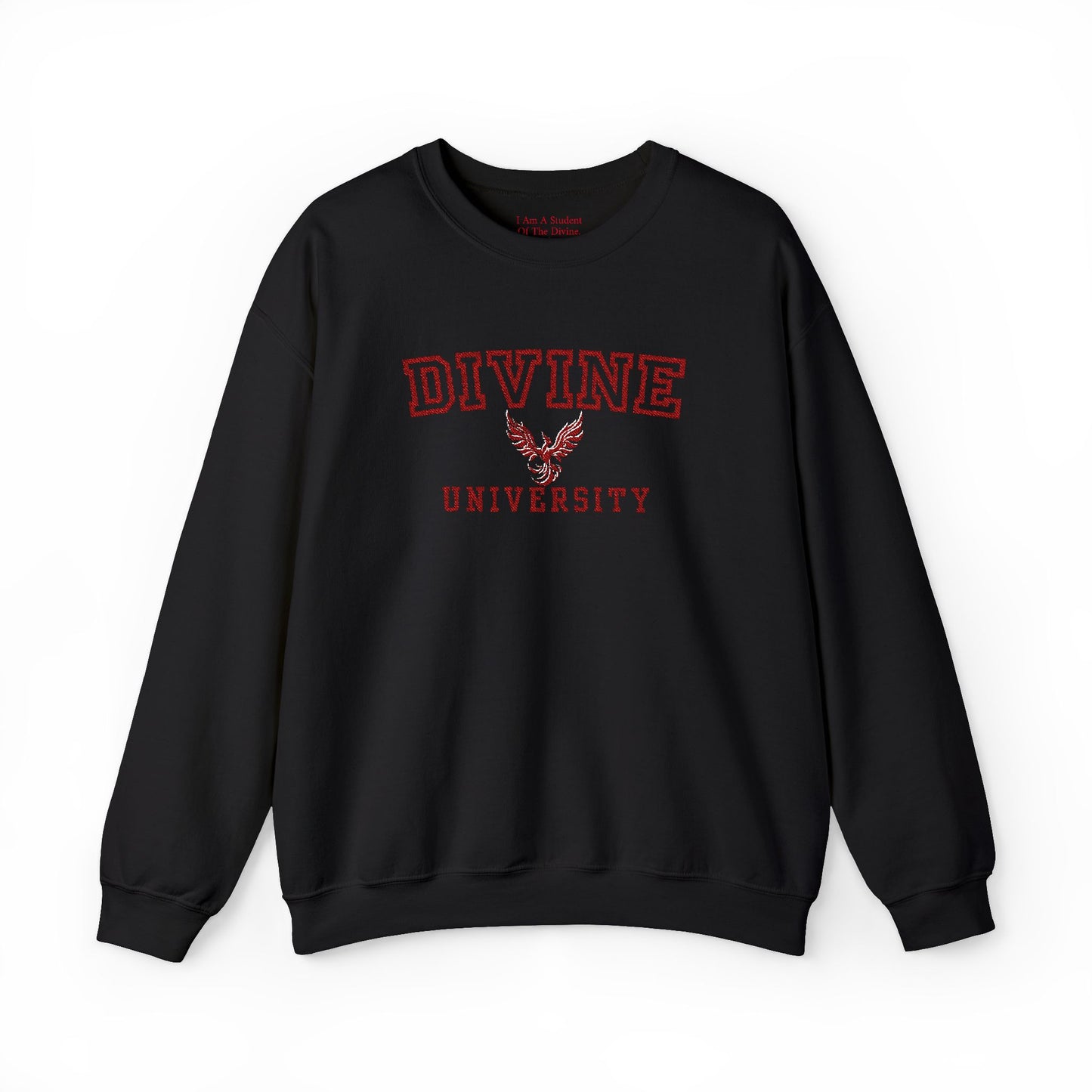 Divine University - Phoenix Rising Embroidery Crewneck Sweatshirt