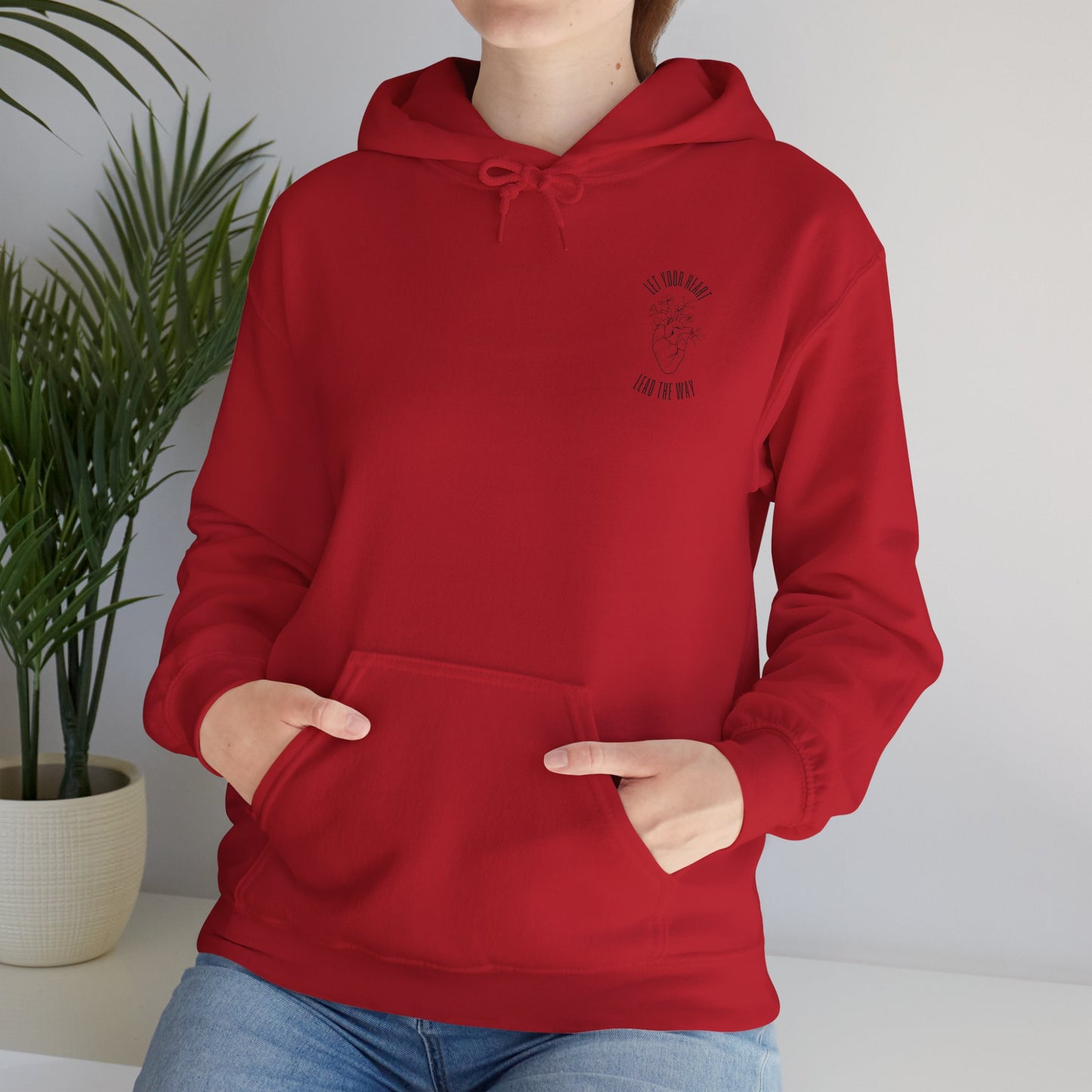 Let Your Heart Lead - Hooded Sweatshirt (Heavy Blend)