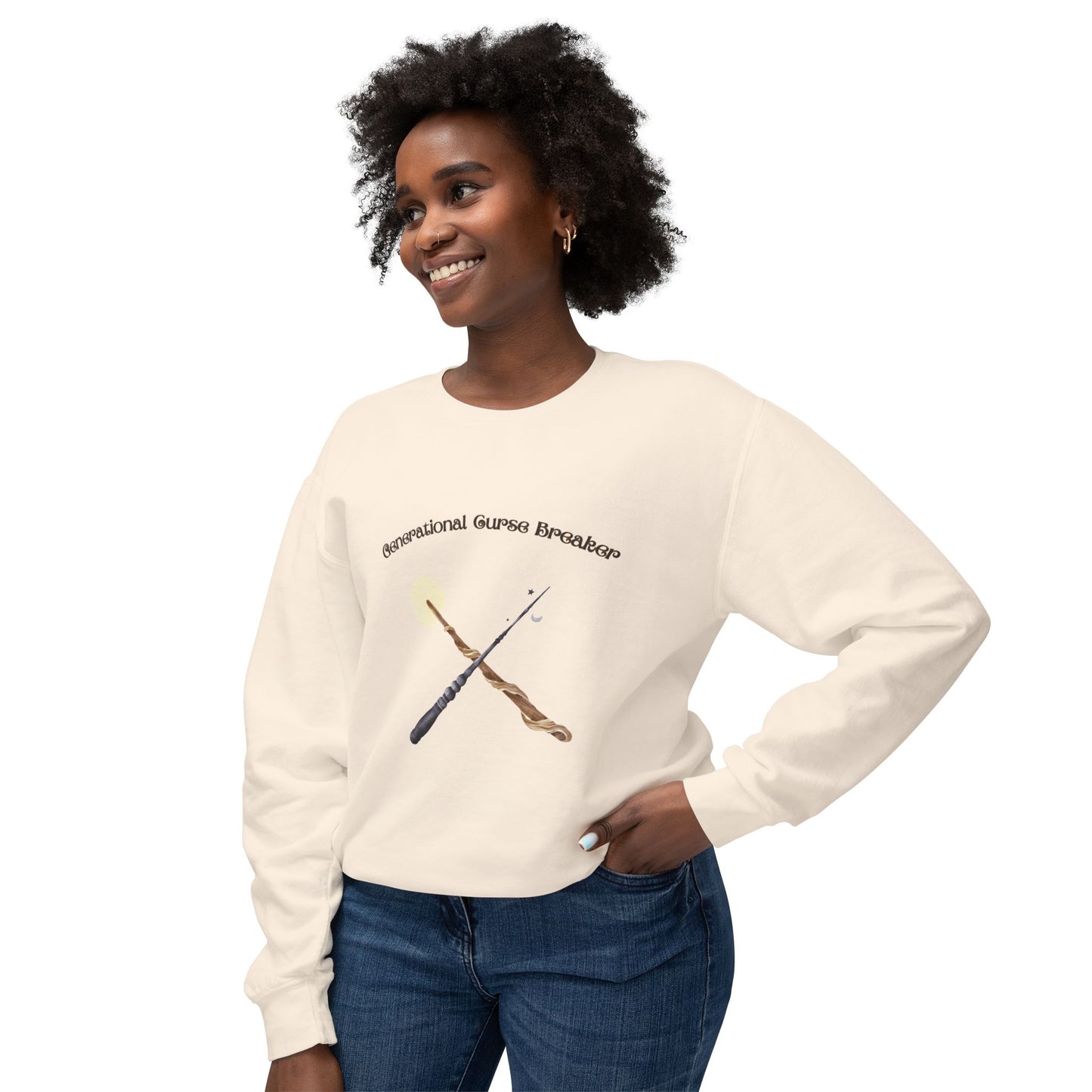 Generational Curse Breaker Crewneck Sweatshirt (Lightweight)