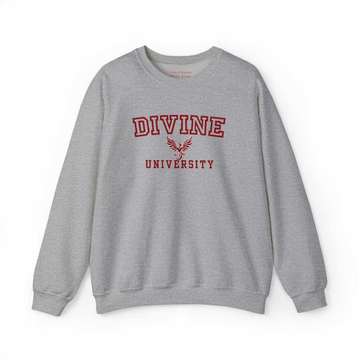 Divine University - Phoenix Rising Embroidery Crewneck Sweatshirt