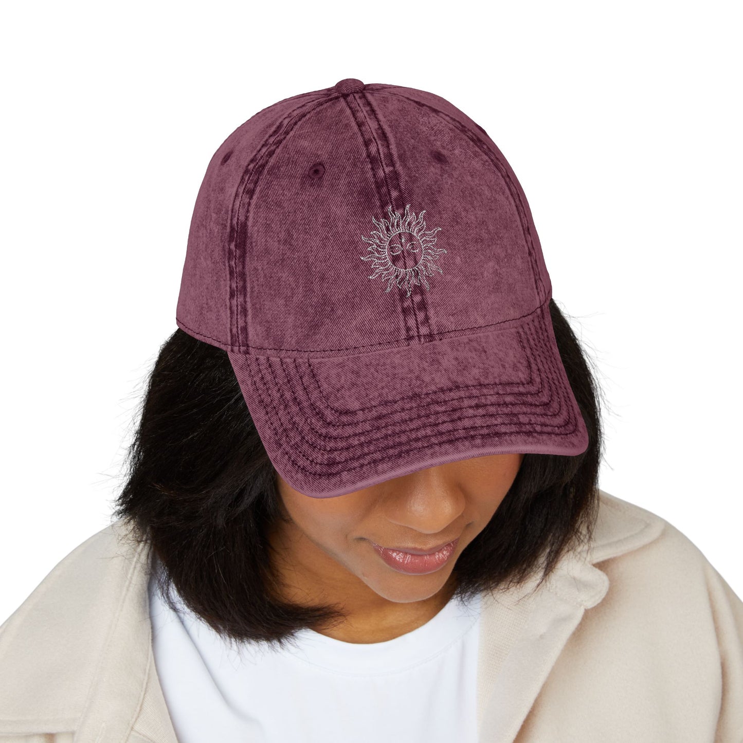 Sun-Worn Vintage Cap (Embroidery)