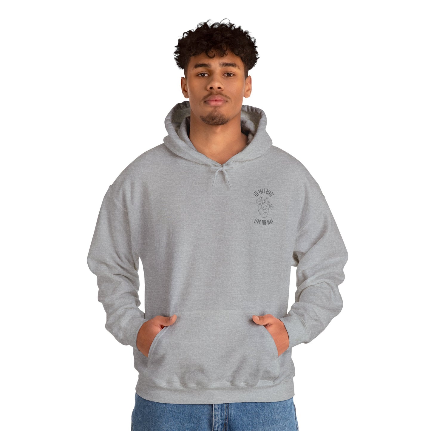 Let Your Heart Lead - Hooded Sweatshirt (Heavy Blend)