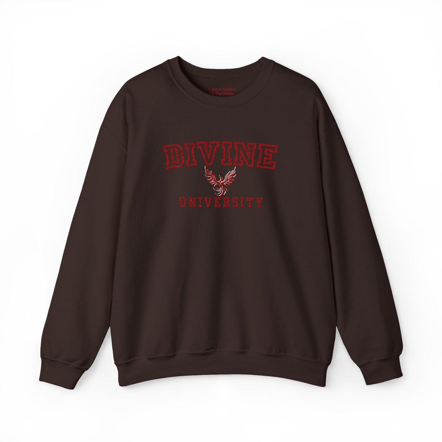 Divine University - Phoenix Rising Embroidery Crewneck Sweatshirt