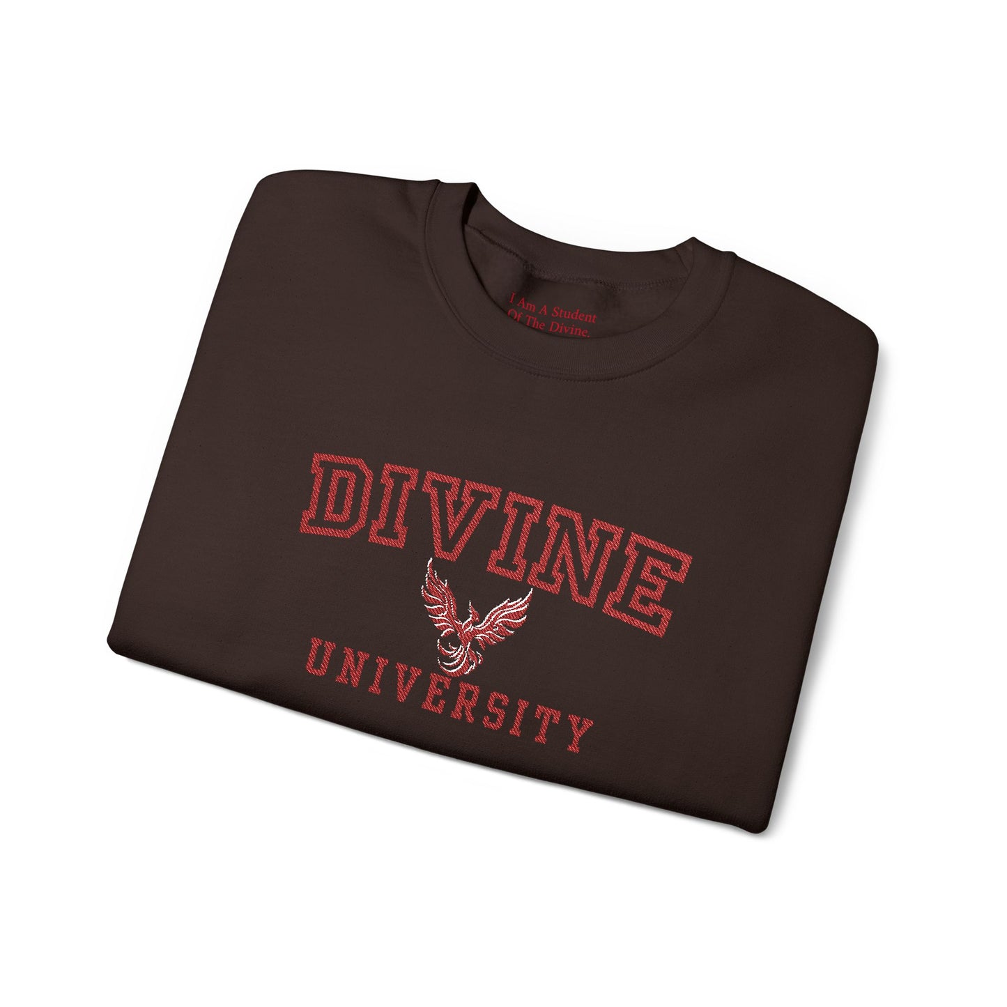 Divine University - Phoenix Rising Embroidery Crewneck Sweatshirt