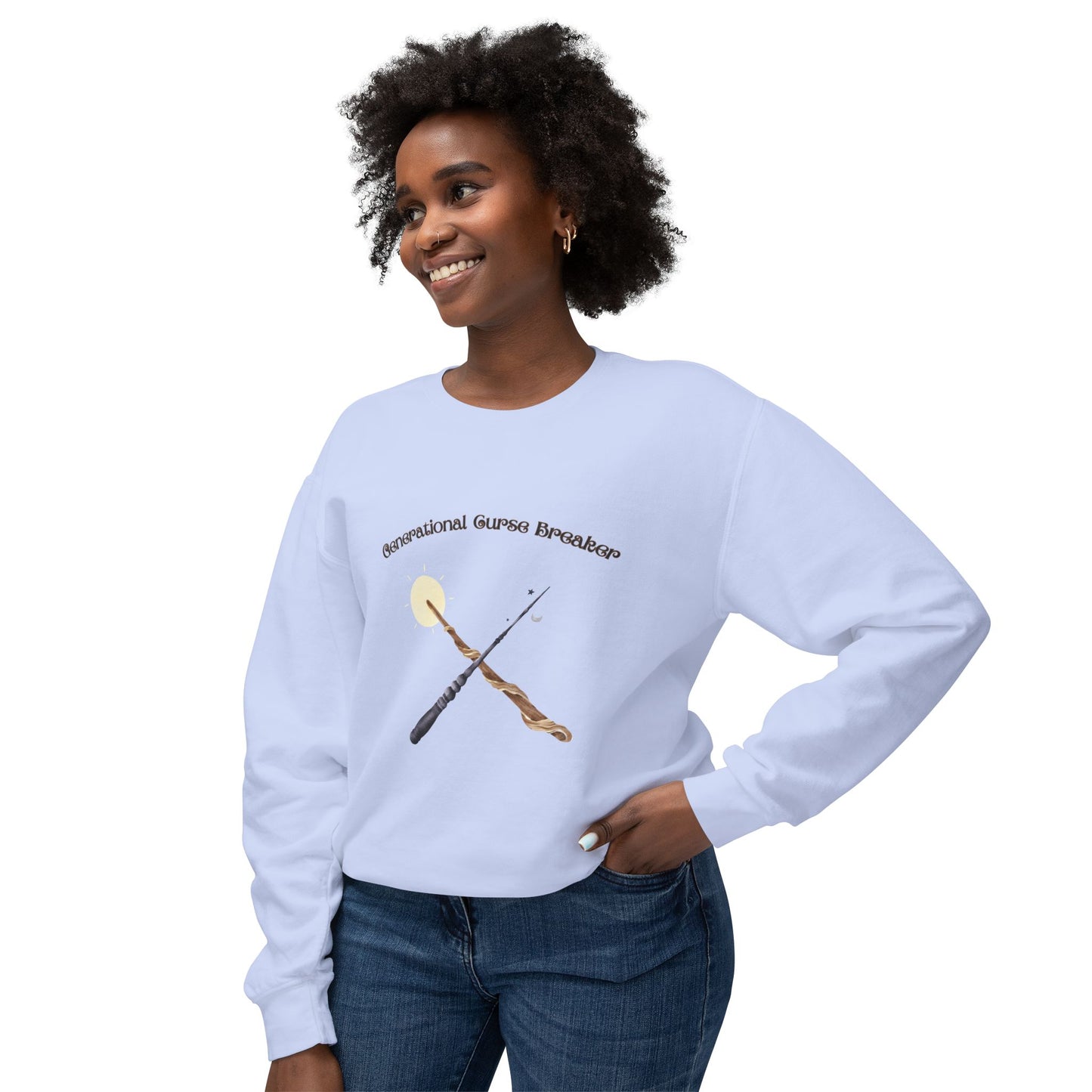 Generational Curse Breaker Crewneck Sweatshirt (Lightweight)