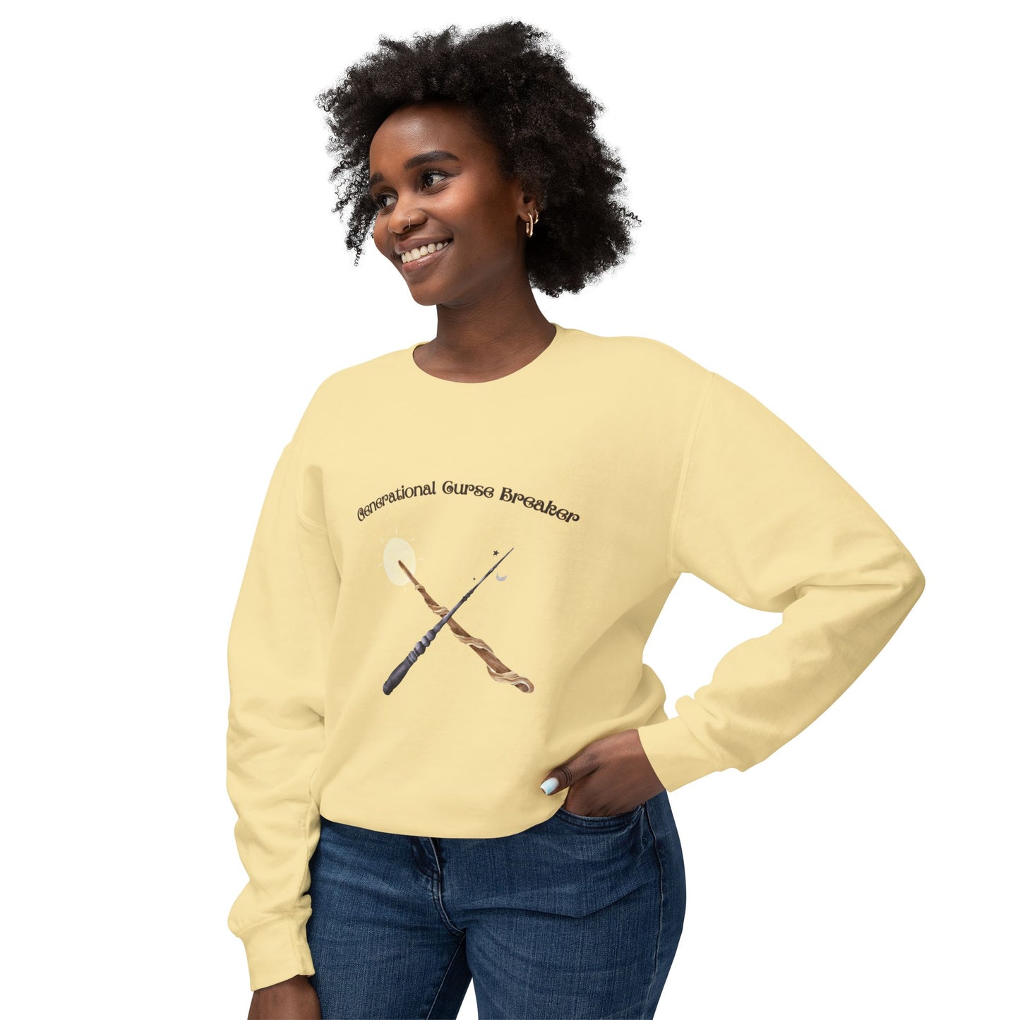 Generational Curse Breaker Crewneck Sweatshirt (Lightweight)