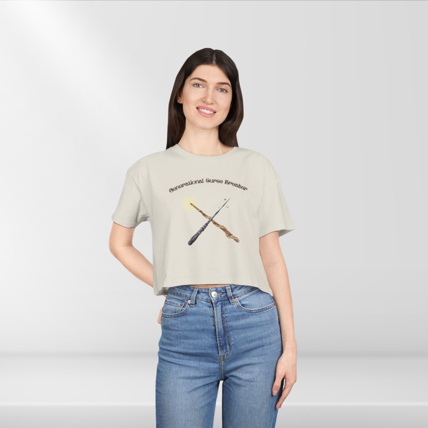 Generational Curse Breaker Crop Tee