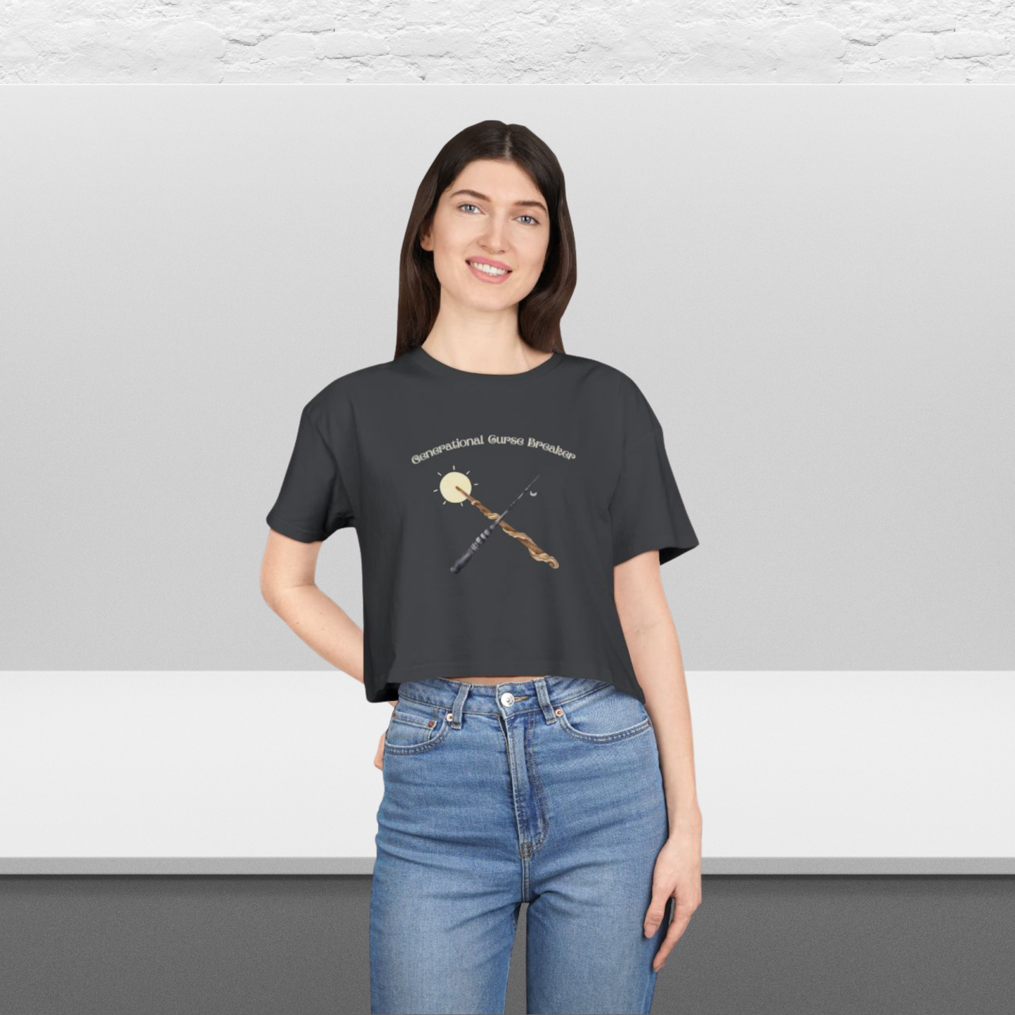 Generational Curse Breaker Crop Tee