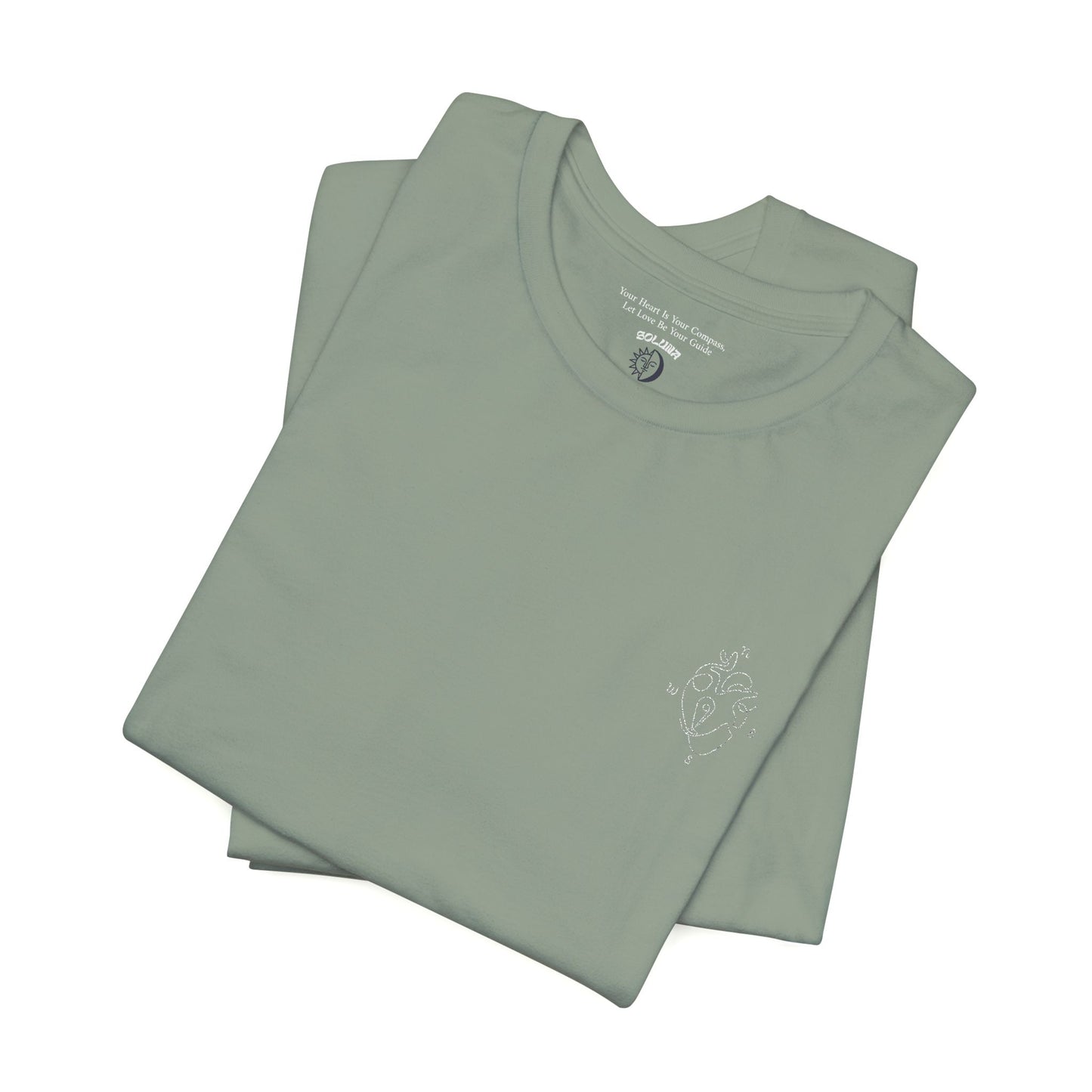 Heartled Jersey Short Sleeve Tee- Embroidery