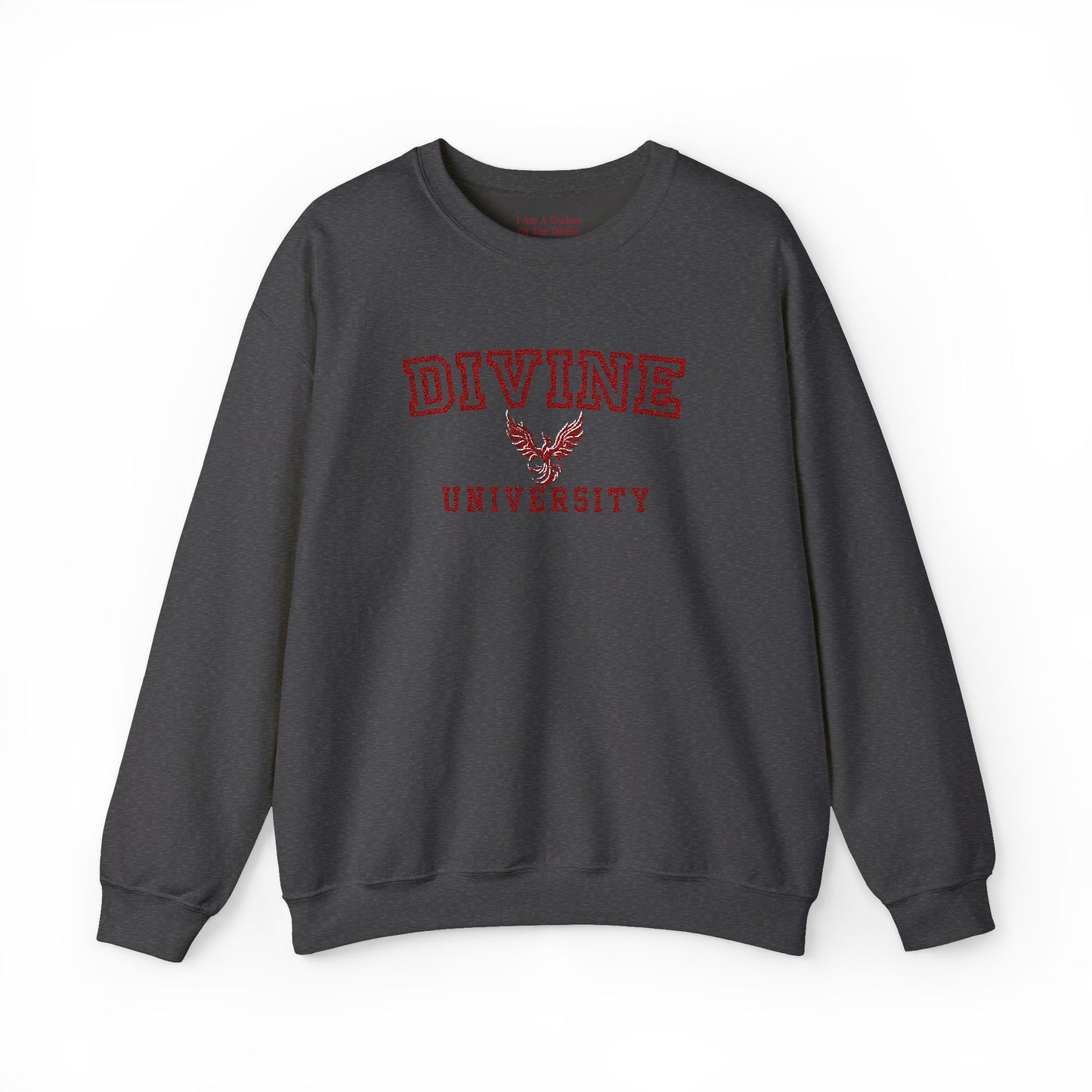 Divine University - Phoenix Rising Embroidery Crewneck Sweatshirt