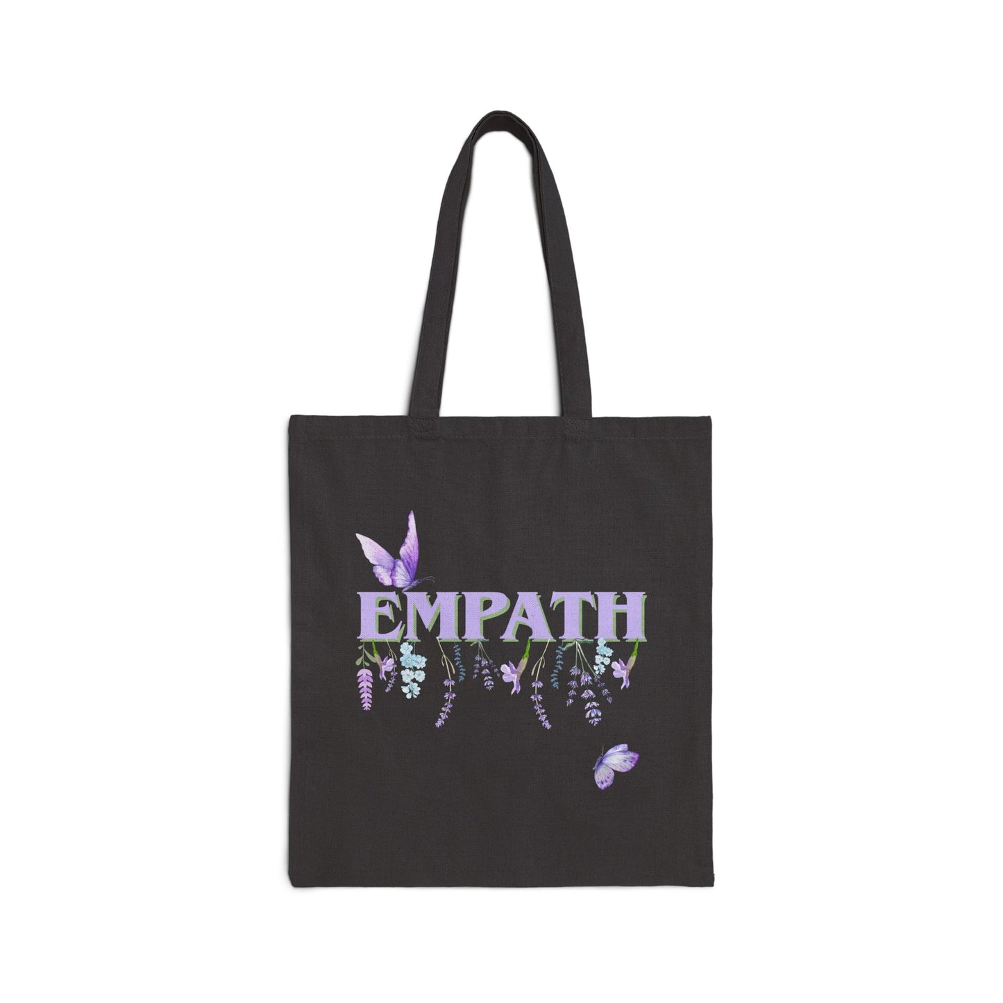 Empath Floral- Cotton Canvas Tote Bag