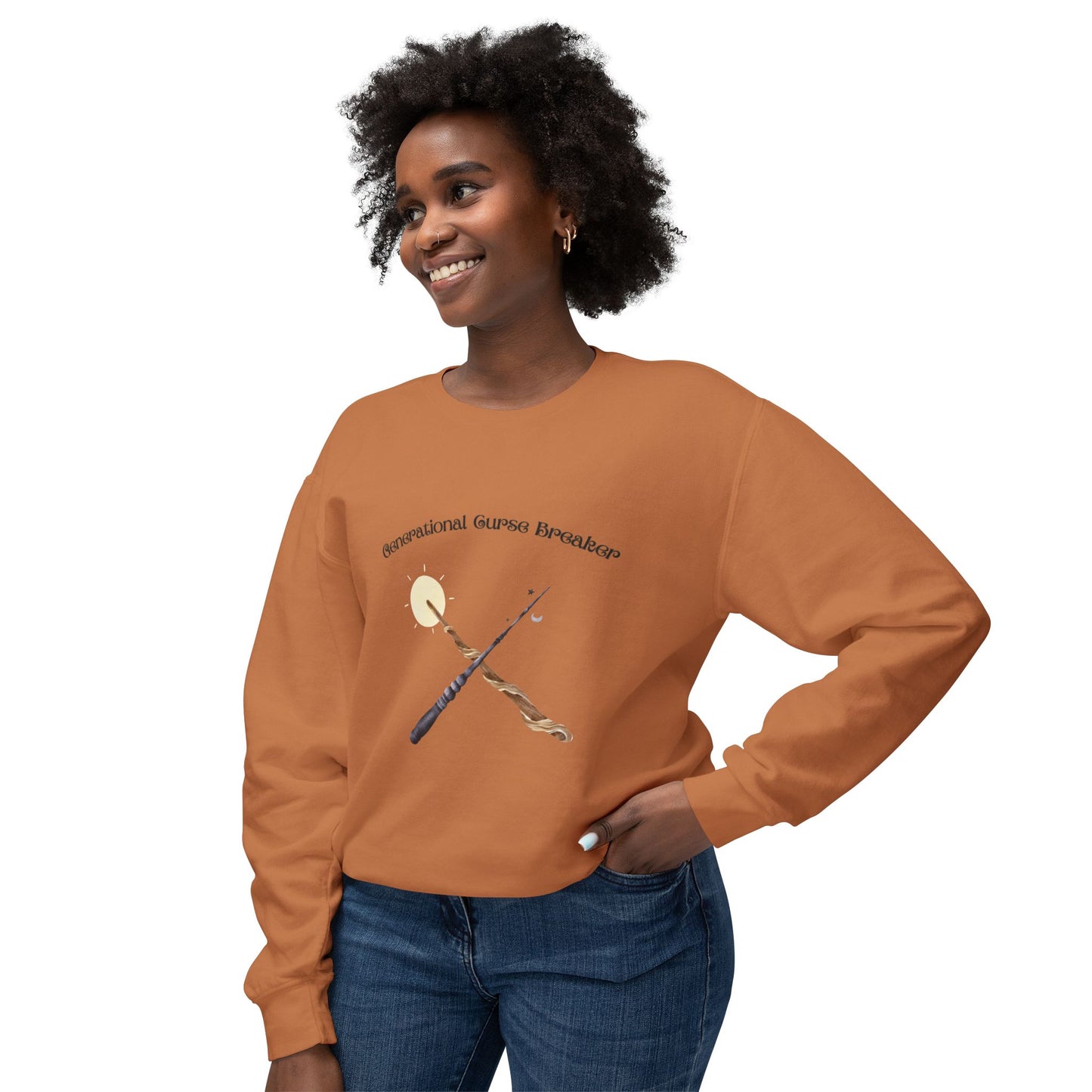 Generational Curse Breaker Crewneck Sweatshirt (Lightweight)