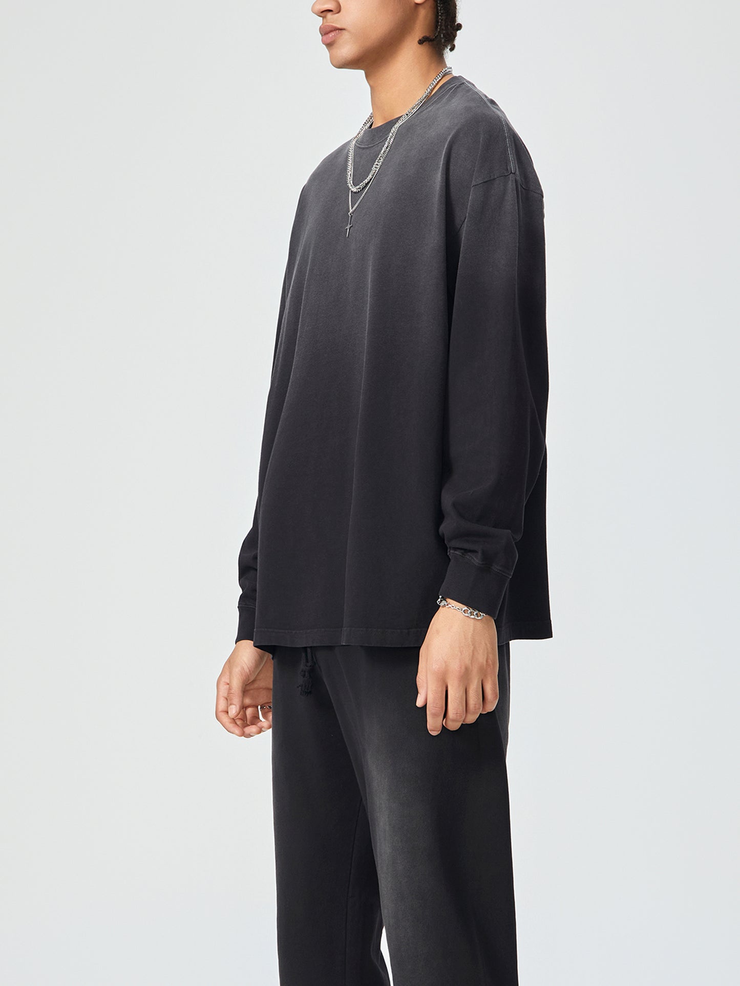 Gradient As Above So Below- Long Sleeve Tee