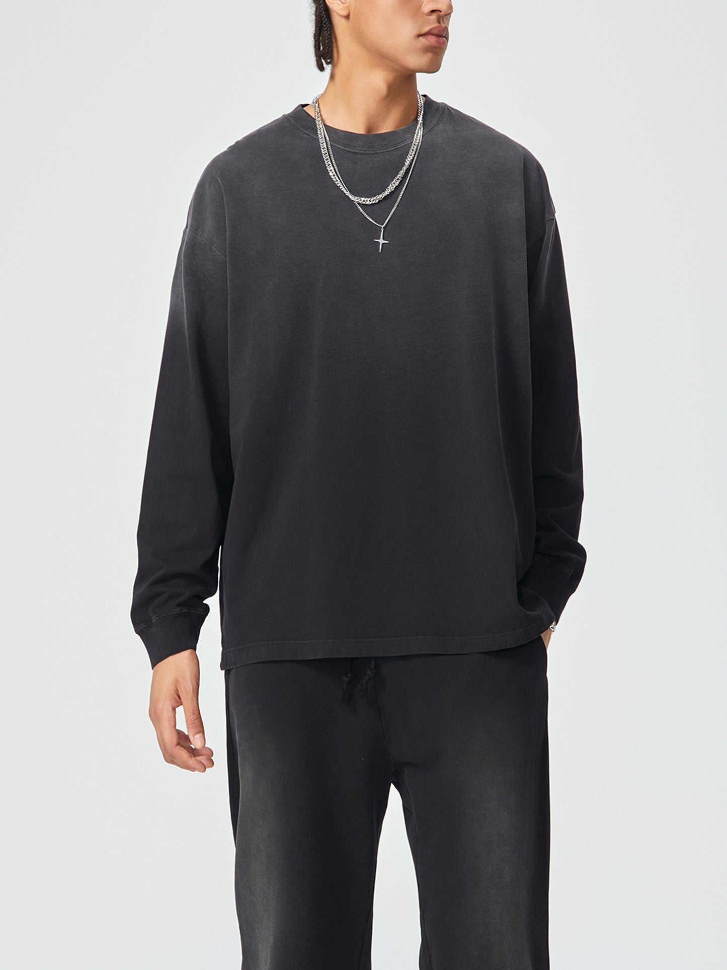 Gradient As Above So Below- Long Sleeve Tee