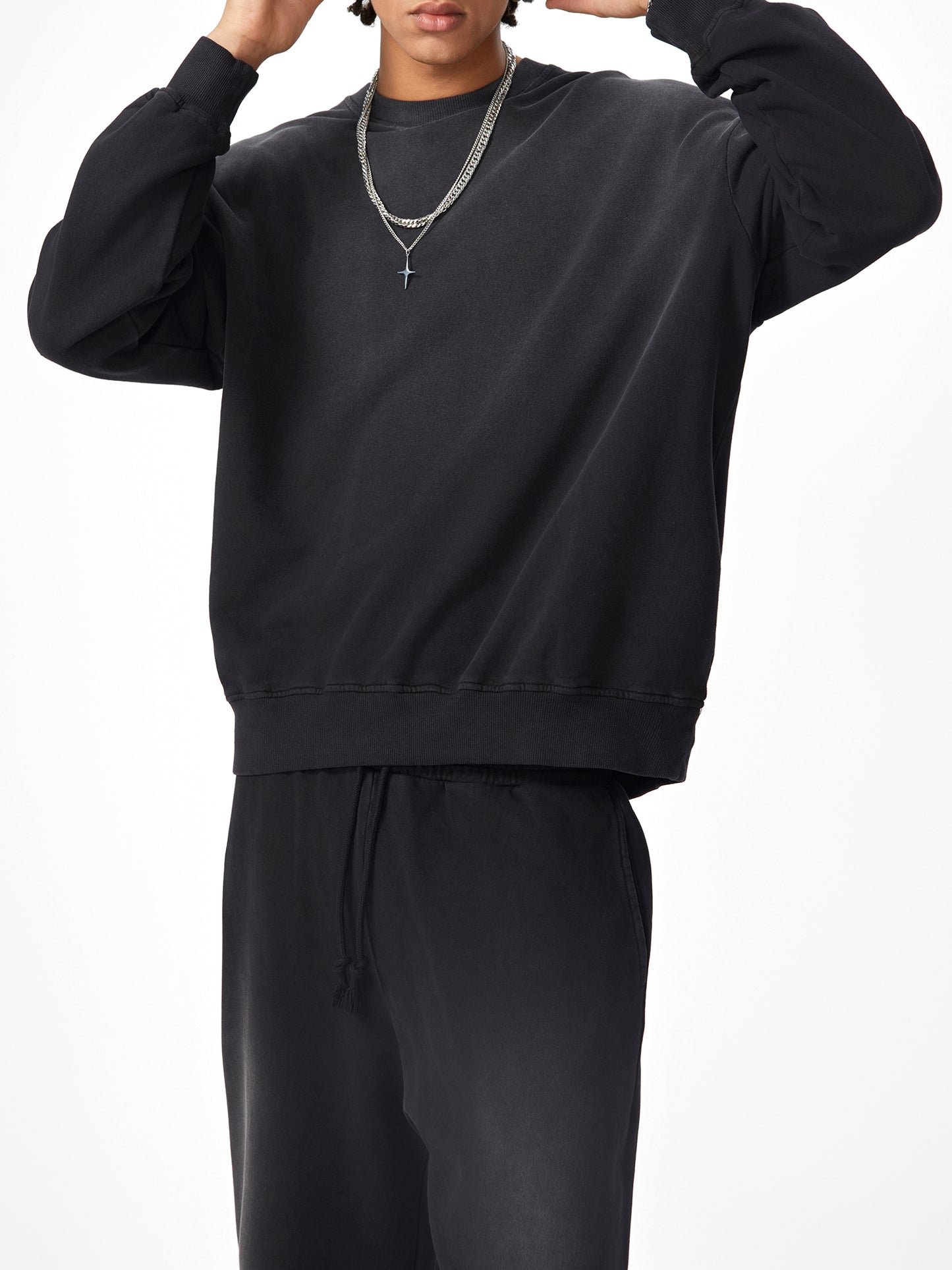 As Above So Below- Drop-Shoulder Sweatshirt
