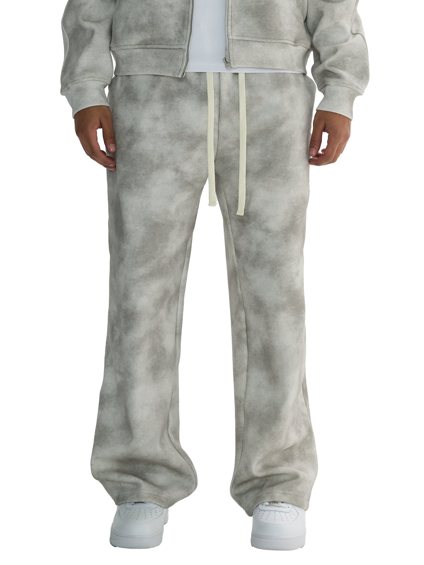 Silver Cloud- Fleece Sweatpants