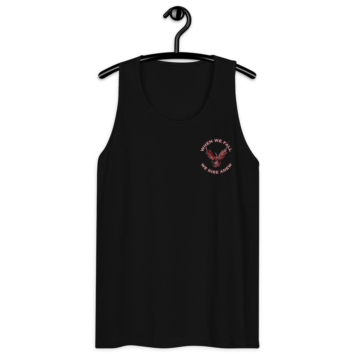 Phoenix Rising Mantra Embroidery - Tank Top