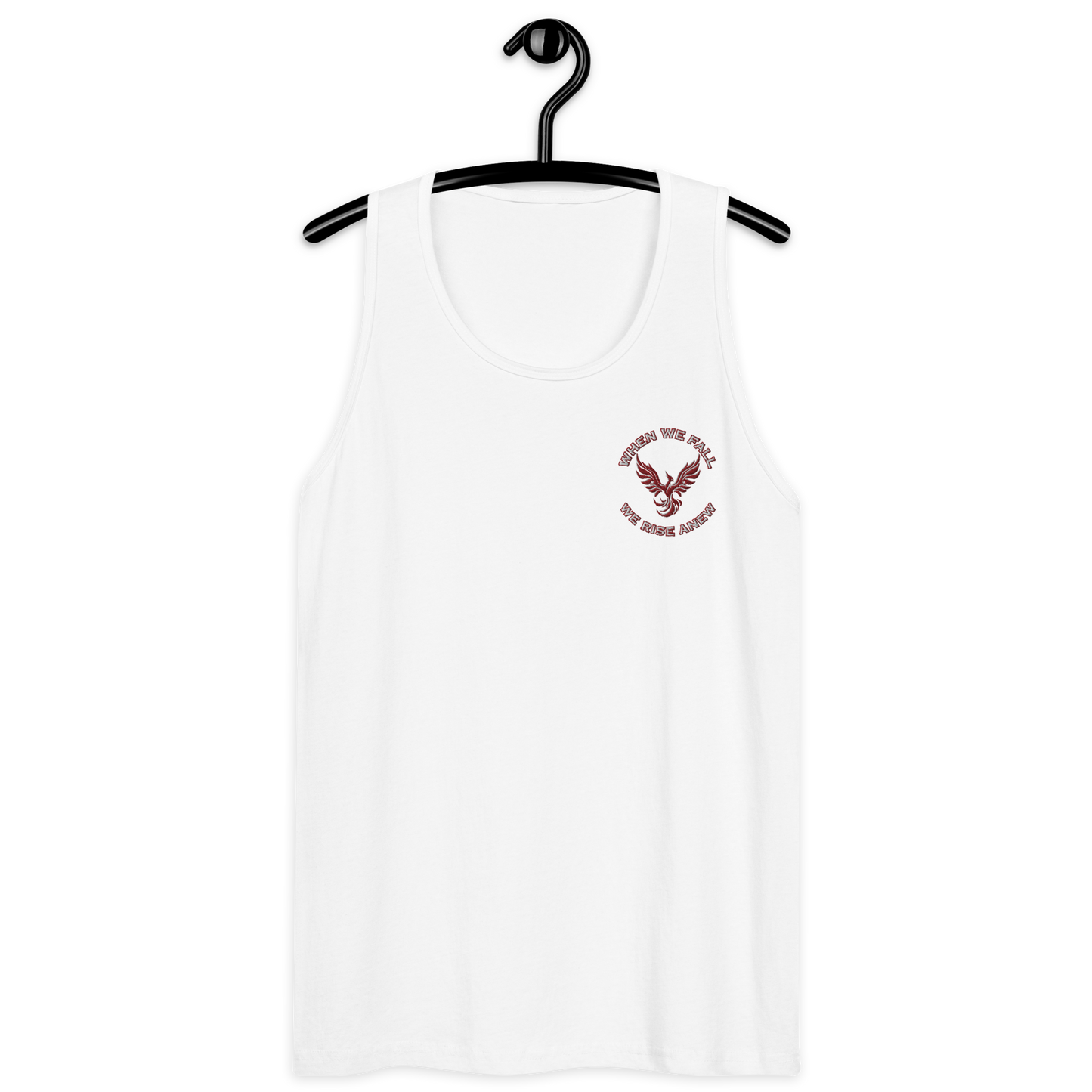 Phoenix Rising Mantra Embroidery - Tank Top