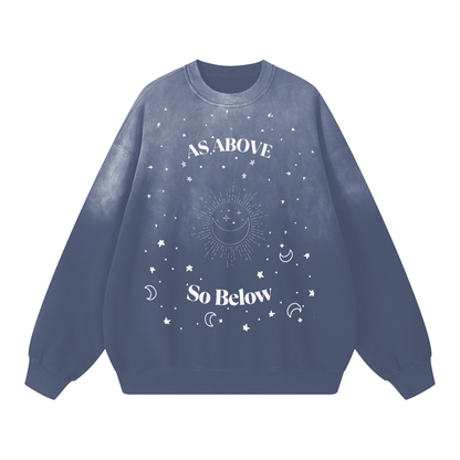 As Above So Below- Drop-Shoulder Sweatshirt