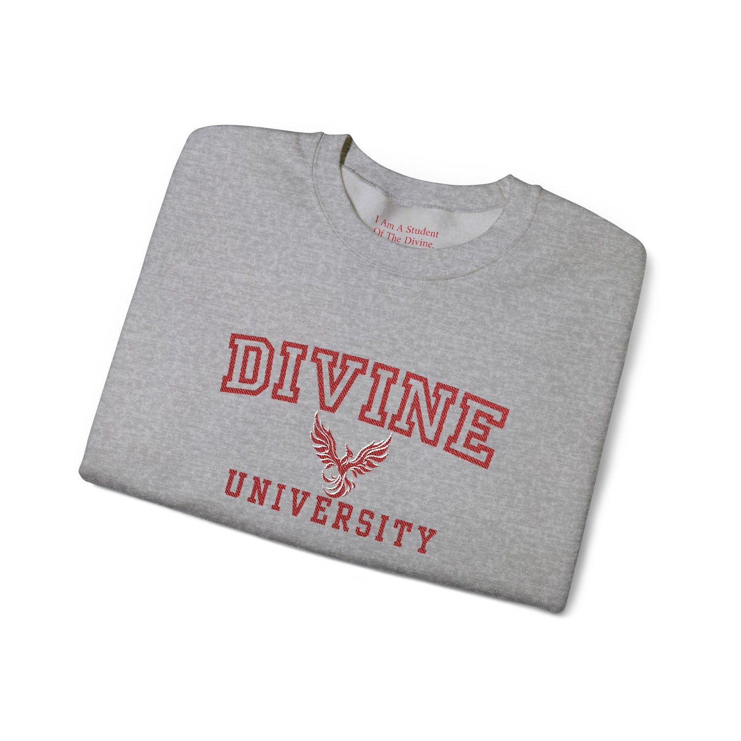Divine University - Phoenix Rising Embroidery Crewneck Sweatshirt