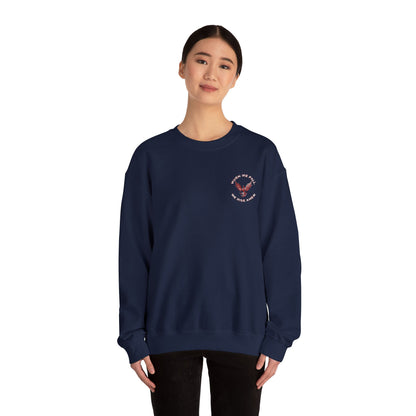 Phoenix Rising Embroidery Crewneck - Cozy Unisex Sweatshirt - Comfortable Crewneck for All Seasons, Perfect Gift for Friends, Stylish Casual Wear, Great for Fall and Winter