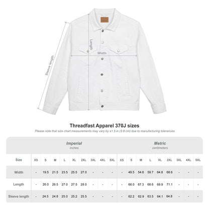 Sun & Moon Eclipse Denim Jacket ( Gold Embroidery)