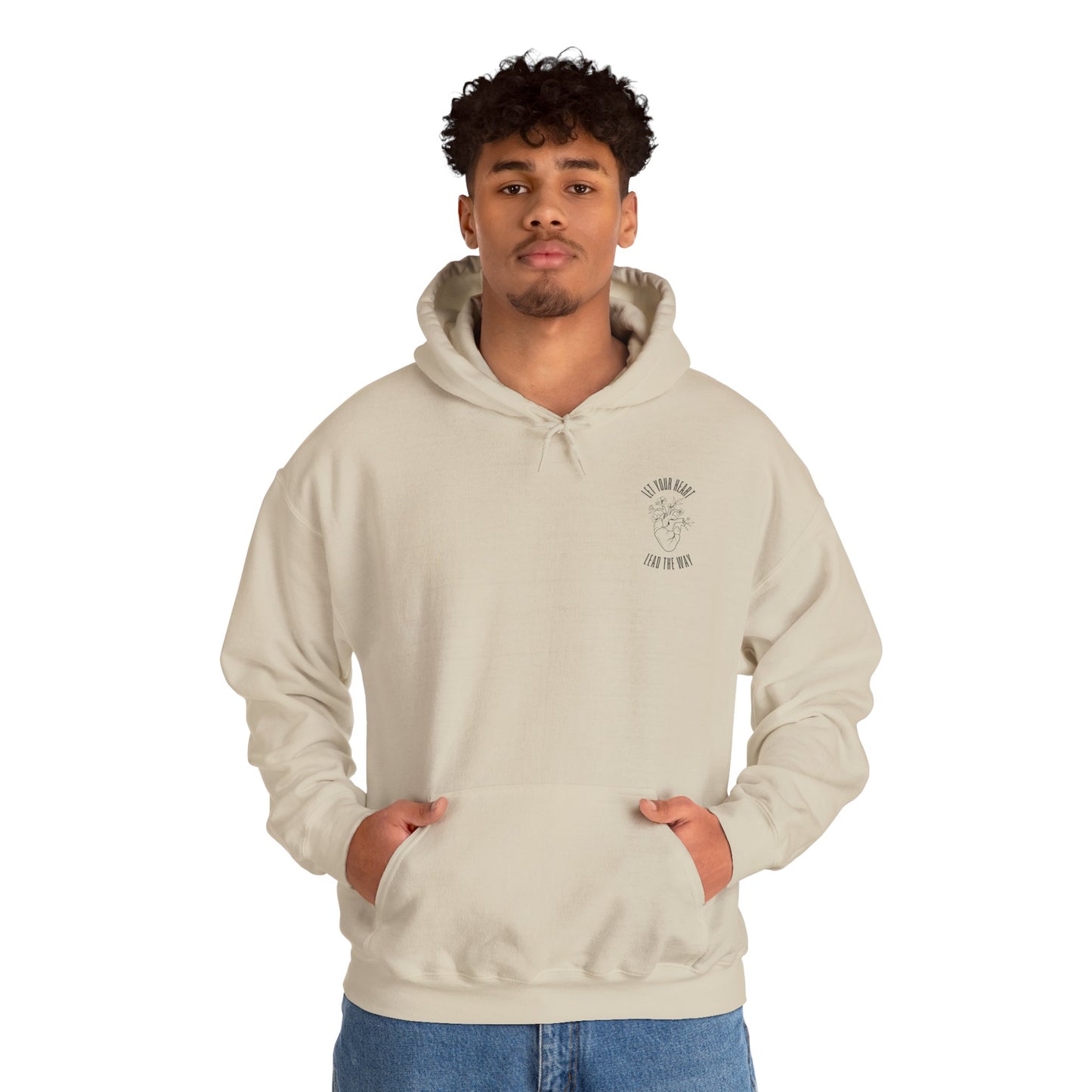 Let Your Heart Lead - Hooded Sweatshirt (Heavy Blend)