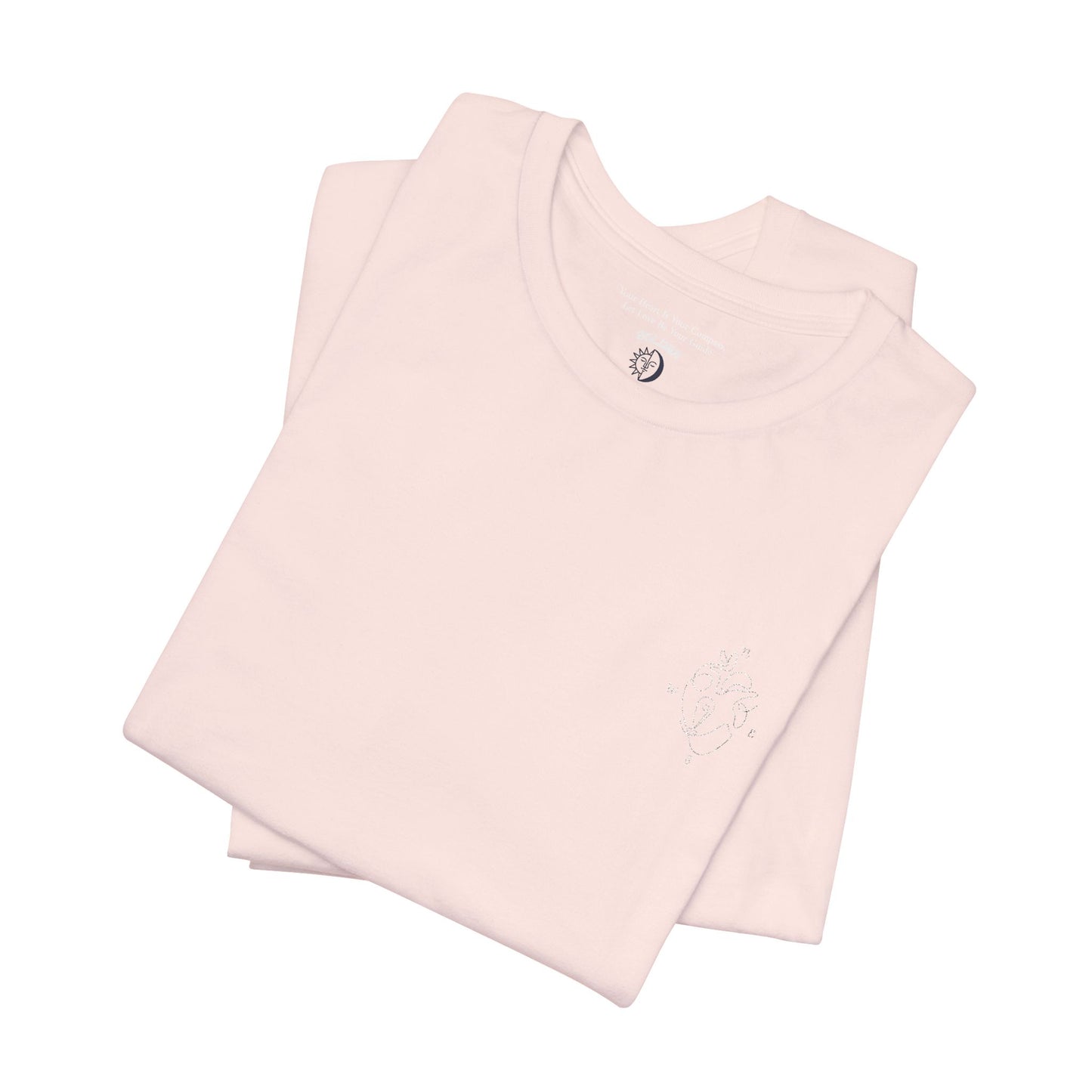 Heartled Jersey Short Sleeve Tee- Embroidery