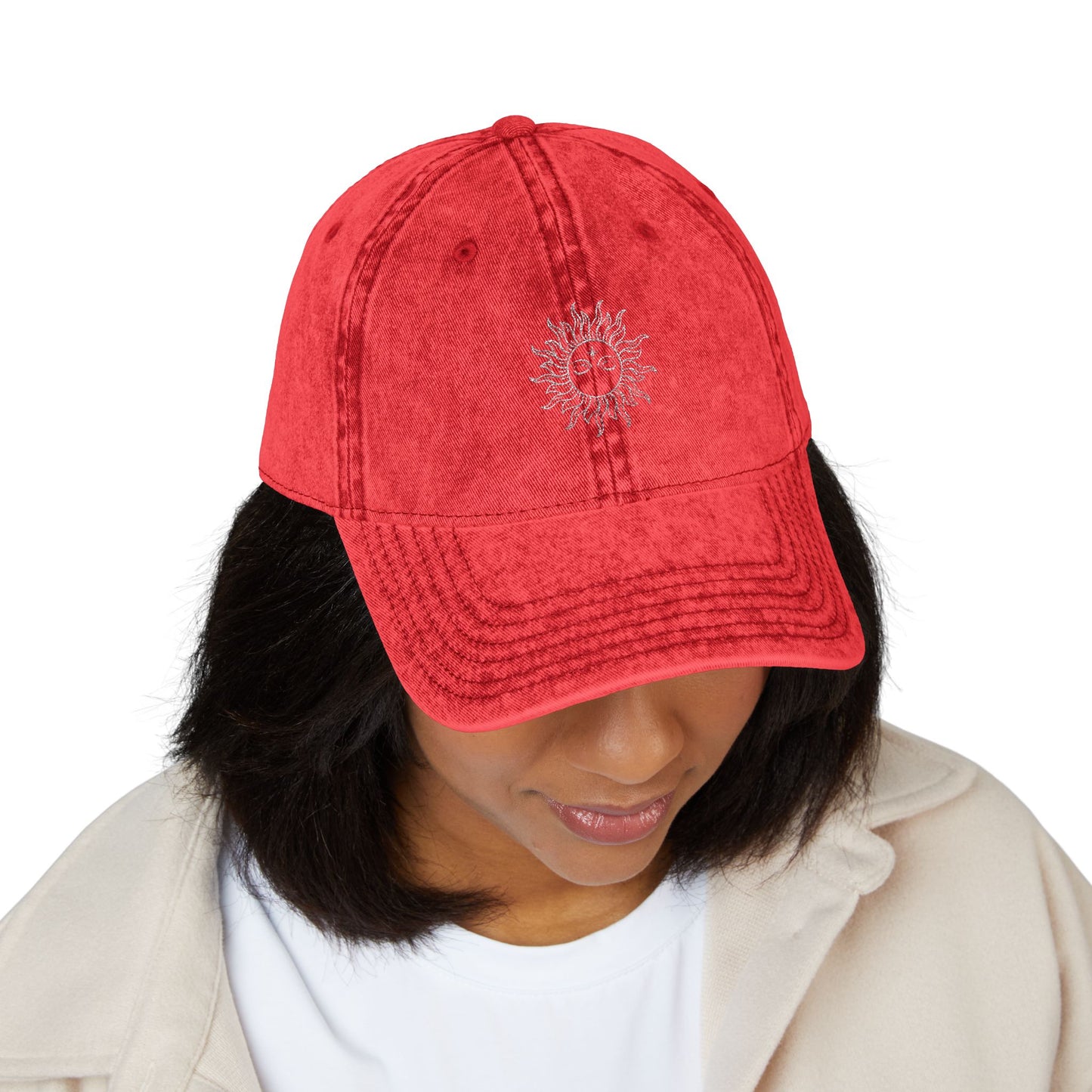 Sun-Worn Vintage Cap (Embroidery)
