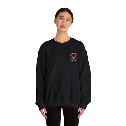 Phoenix Rising Embroidery Crewneck - Cozy Unisex Sweatshirt - Comfortable Crewneck for All Seasons, Perfect Gift for Friends, Stylish Casual Wear, Great for Fall and Winter
