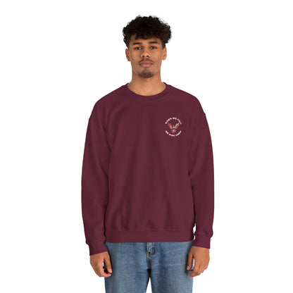 Phoenix Rising Embroidery Crewneck - Cozy Unisex Sweatshirt - Comfortable Crewneck for All Seasons, Perfect Gift for Friends, Stylish Casual Wear, Great for Fall and Winter