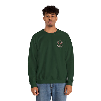 Phoenix Rising Embroidery Crewneck - Cozy Unisex Sweatshirt - Comfortable Crewneck for All Seasons, Perfect Gift for Friends, Stylish Casual Wear, Great for Fall and Winter