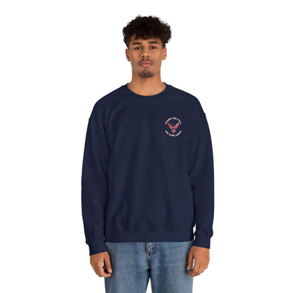 Phoenix Rising Embroidery Crewneck - Cozy Unisex Sweatshirt - Comfortable Crewneck for All Seasons, Perfect Gift for Friends, Stylish Casual Wear, Great for Fall and Winter