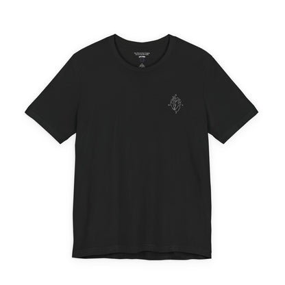 Heartled Jersey Short Sleeve Tee- Embroidery