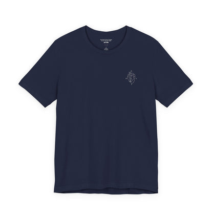 Heartled Jersey Short Sleeve Tee- Embroidery