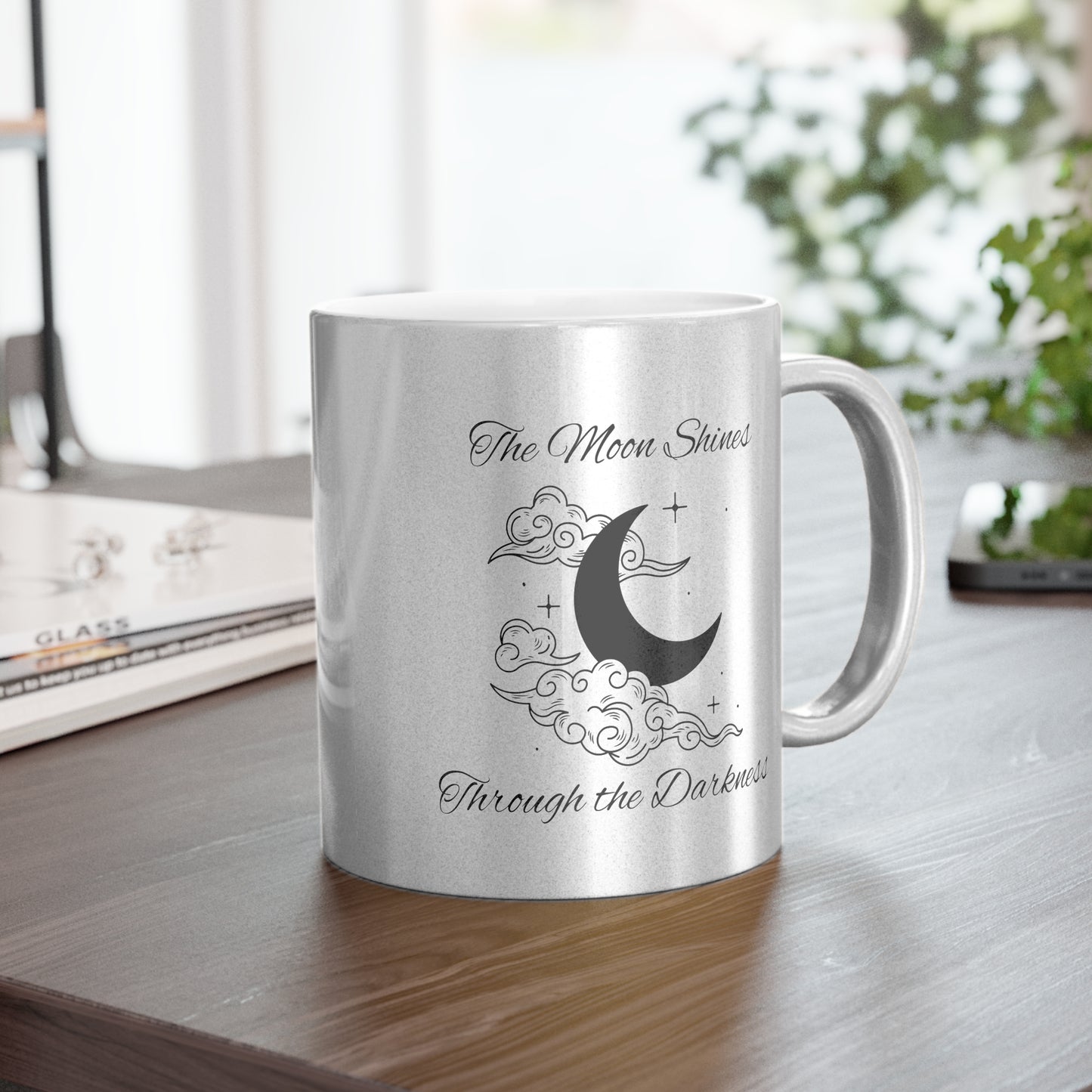 Moonshine Metallic Mug (Silver)