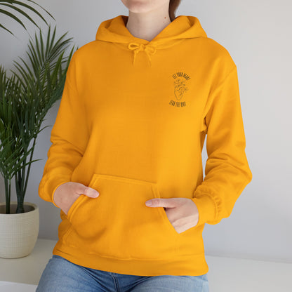 Let Your Heart Lead - Hooded Sweatshirt (Heavy Blend)