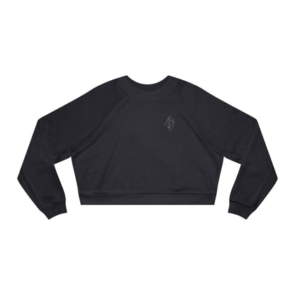 Heartled Cropped Fleece Pullover