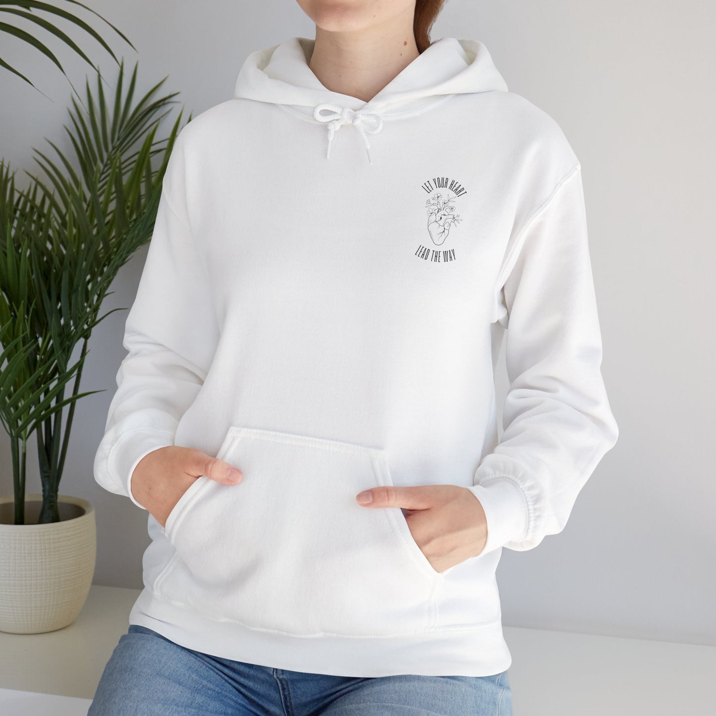 Let Your Heart Lead - Hooded Sweatshirt (Heavy Blend)