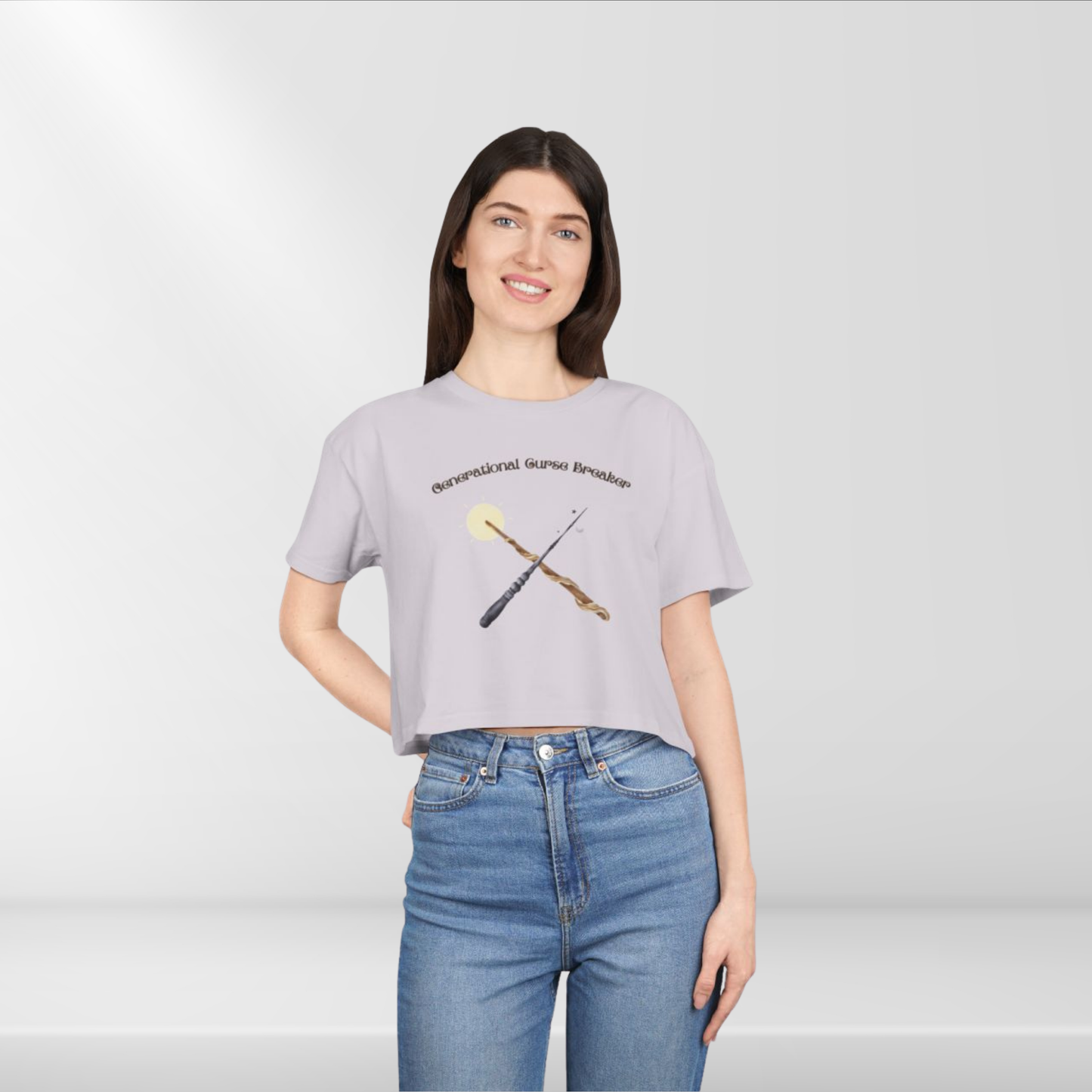 Generational Curse Breaker Crop Tee