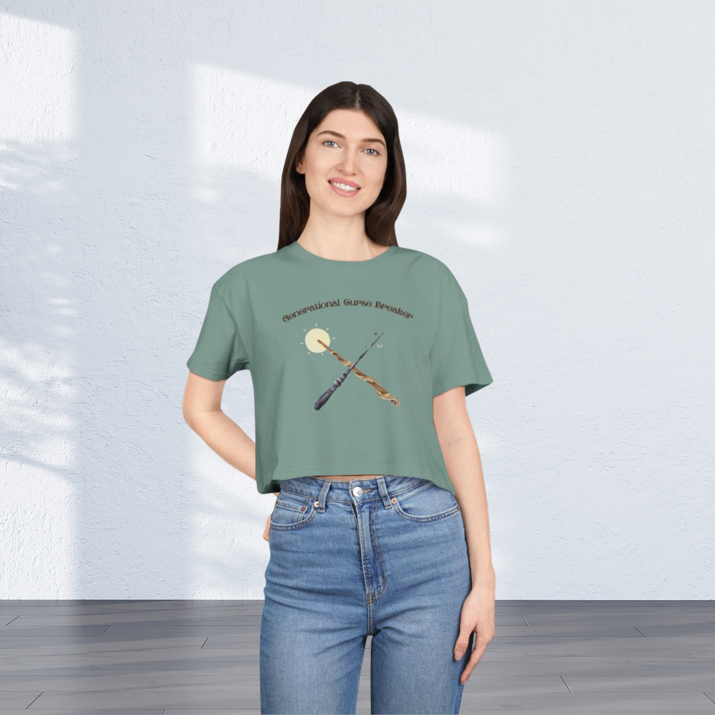Generational Curse Breaker Crop Tee