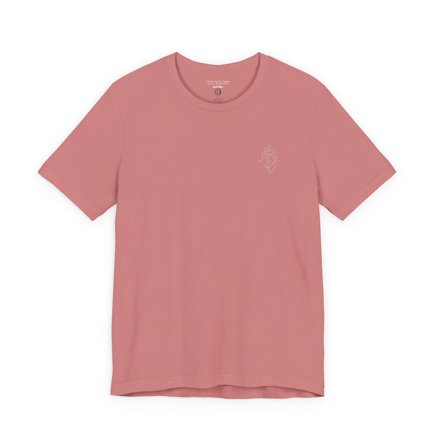 Heartled Jersey Short Sleeve Tee- Embroidery