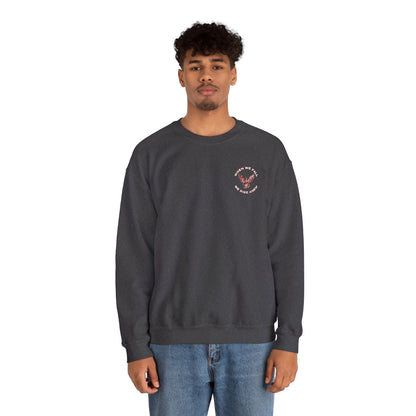 Phoenix Rising Embroidery Crewneck - Cozy Unisex Sweatshirt - Comfortable Crewneck for All Seasons, Perfect Gift for Friends, Stylish Casual Wear, Great for Fall and Winter
