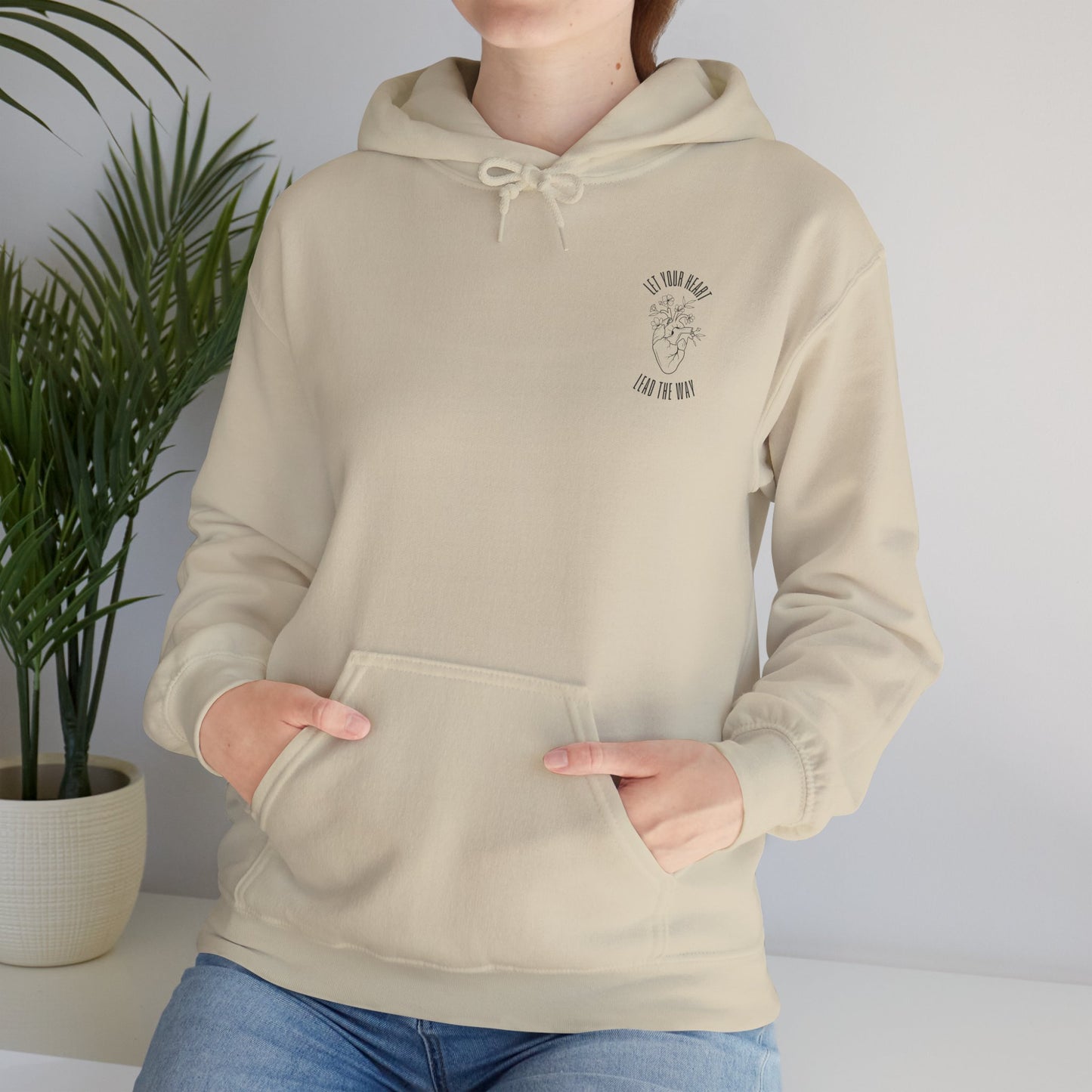 Let Your Heart Lead - Hooded Sweatshirt (Heavy Blend)