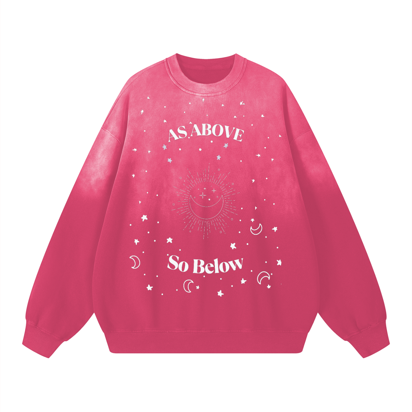 As Above So Below- Drop-Shoulder Sweatshirt
