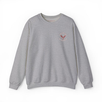 Phoenix Rising Embroidery Crewneck - Cozy Unisex Sweatshirt - Comfortable Crewneck for All Seasons, Perfect Gift for Friends, Stylish Casual Wear, Great for Fall and Winter