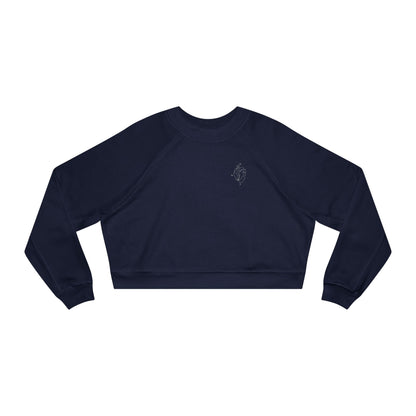 Heartled Cropped Fleece Pullover