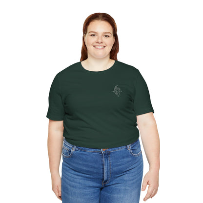Heartled Jersey Short Sleeve Tee- Embroidery
